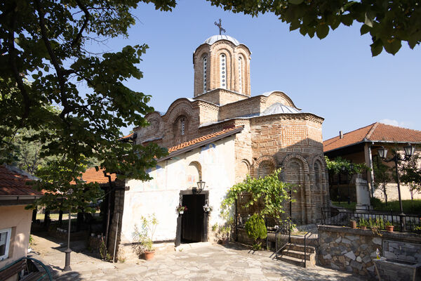 East side of the church