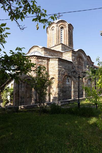 Northeast side of the church