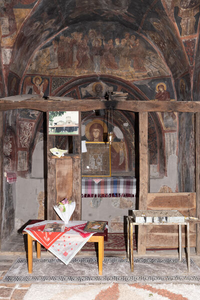 Painting of the altar area
