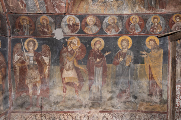 Painting of the northern wall of the wall