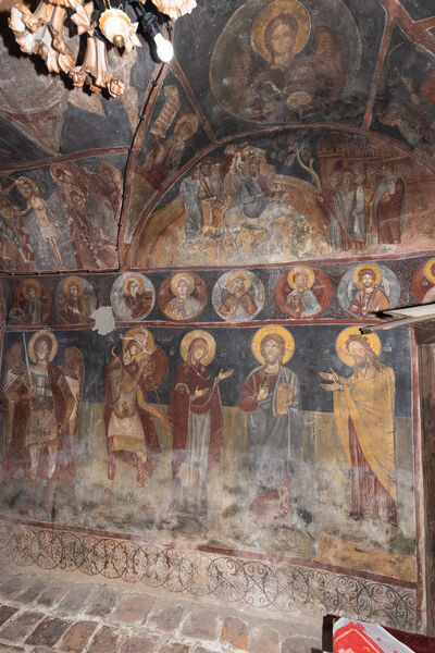 Painting of the north side of the nave