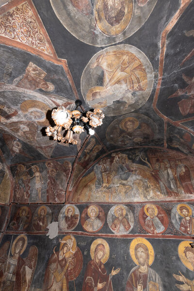 Painting of the northwest part of the chapel