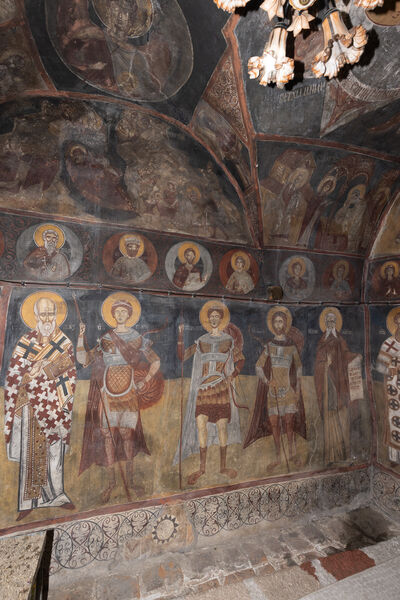 Painting of the south side of the nave