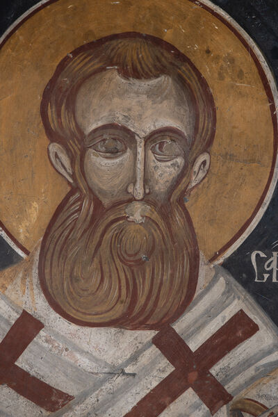St. Sava the Serbian, detail