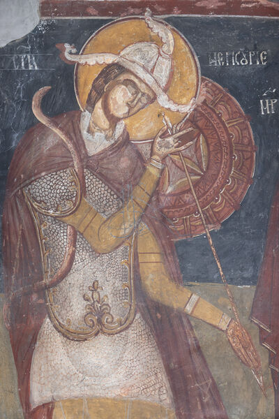 St. Mercury, detail