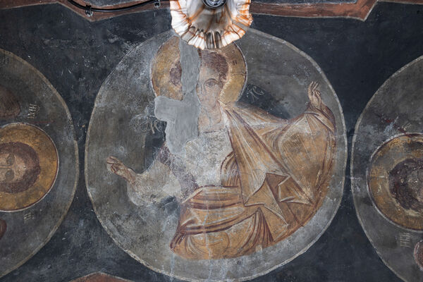 Christ Emmanuel in a medallion