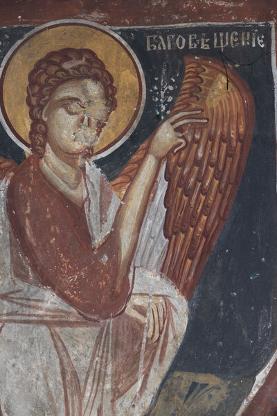 Annunciation, detail