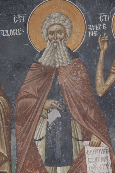 St. Arsenius, detail