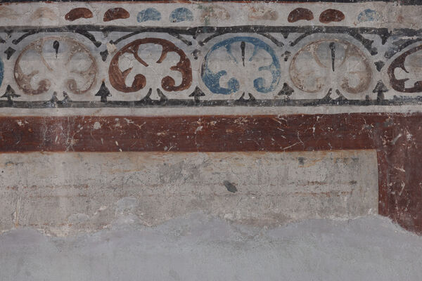 Founding inscription, detail