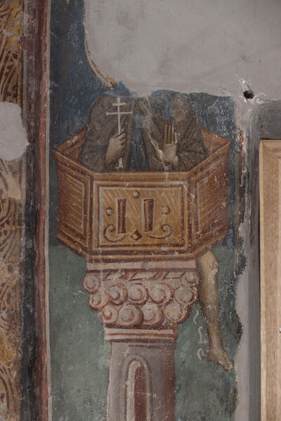 St. Simeon's spire, detail