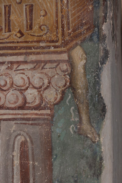 St. Simeon's spire, detail