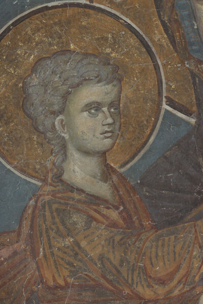 Virgin Mary with Christ of Eleusa, detail