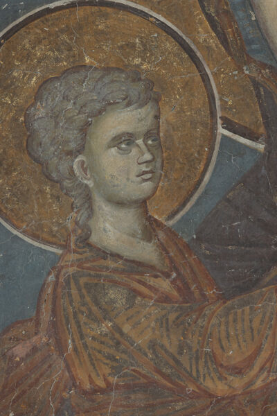Virgin Mary with Christ of Eleusa, detail