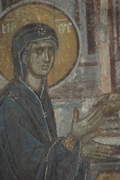 First Steps of the Virgin Mary, detail