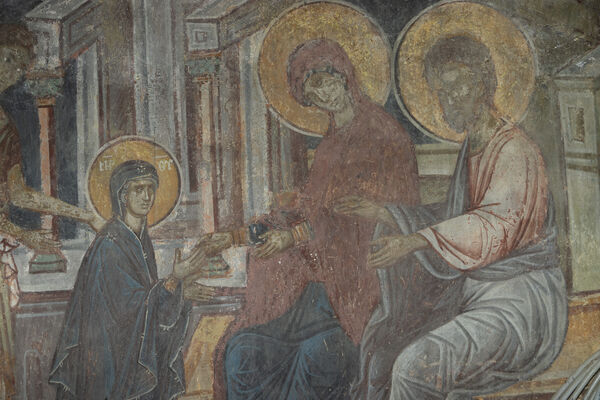 First Steps of the Virgin Mary, detail