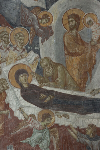 Dormition of the Virgin Mary, detail