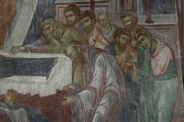 Dormition of the Virgin Mary, detail