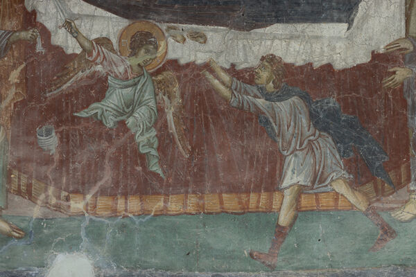 Dormition of the Virgin Mary, detail
