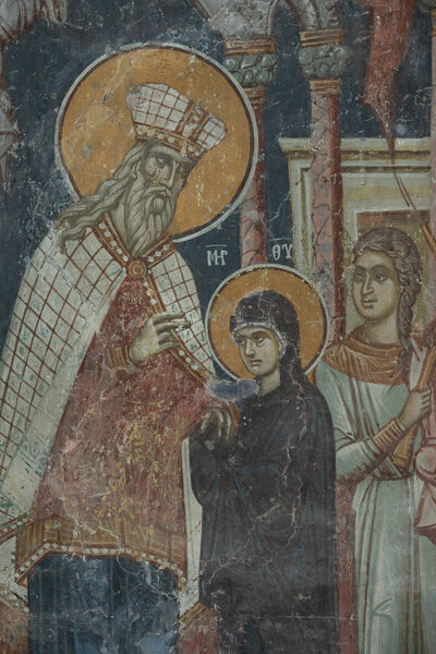 Presentation of the Virgin Mary, detail