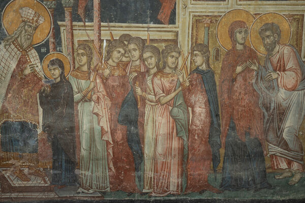 Presentation of the Virgin Mary, detail