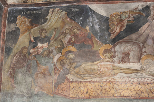 Lamentation of Christ, detail