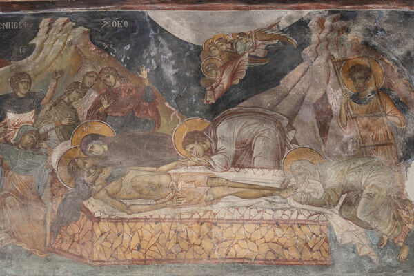 Lamentation of Christ, detail