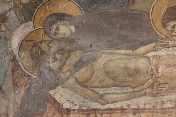 Lamentation of Christ, detail