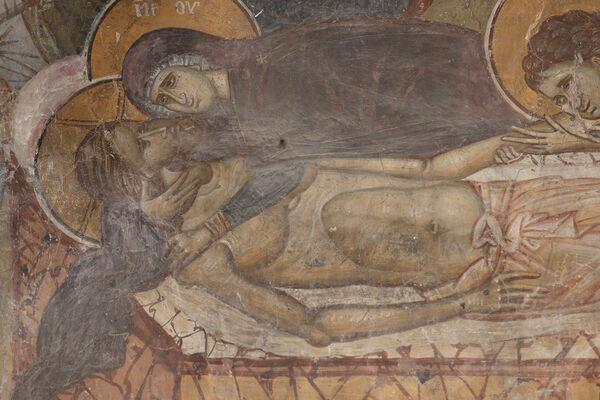 Lamentation of Christ, detail
