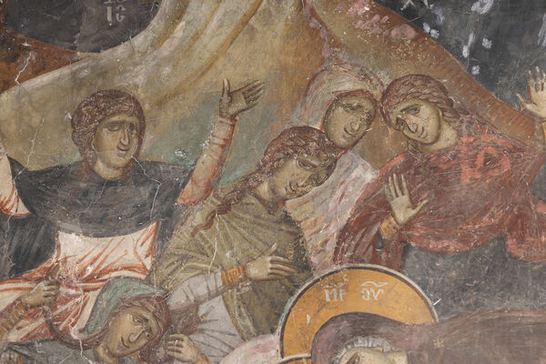 Lamentation of Christ, detail
