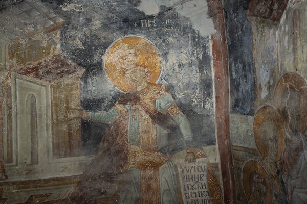 Annunciation, detail