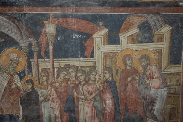 Presentation of the Virgin Mary, detail