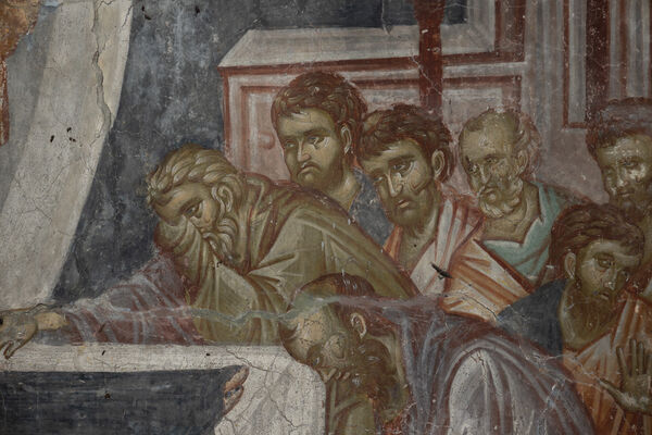 Dormition of the Virgin Mary, detail