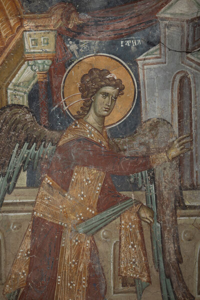 Annunciation, detail