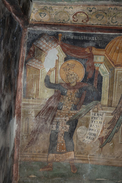 Annunciation, detail