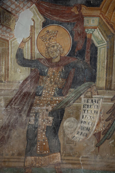 Annunciation, detail