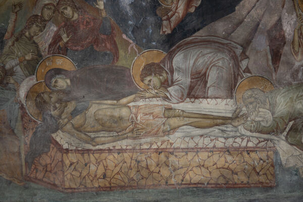 Lamentation of Christ, detail