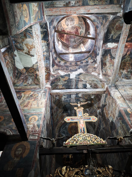 View of the dome and sub-dome area
