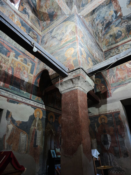 Painting of the southwestern part of the nave
