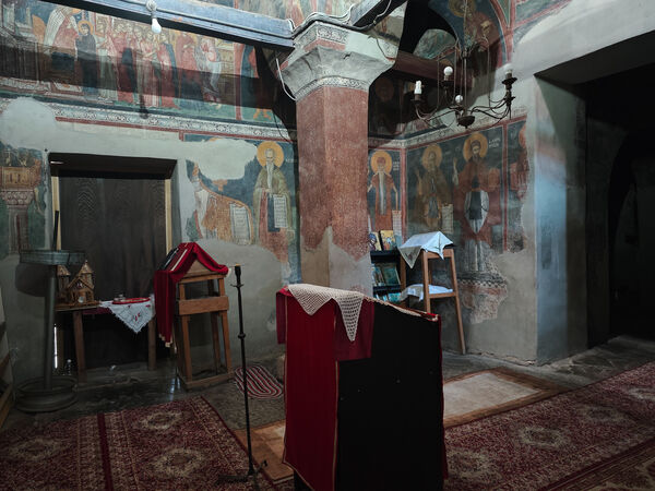 Painting of the southwestern part of the nave