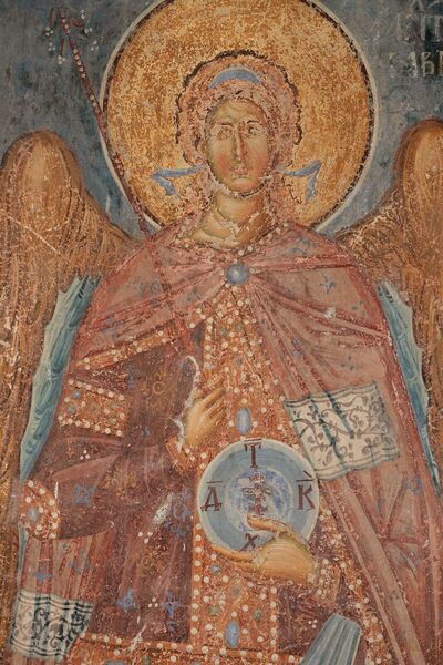 Archangel Gabriel, detail