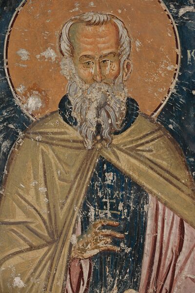 Saint Sava the Sanctified, detail