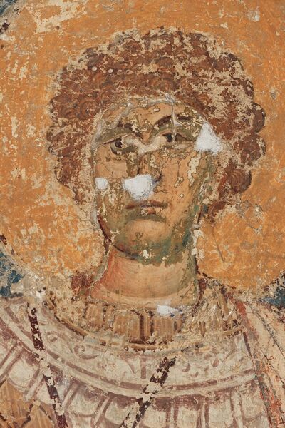 Holy warrior George, detail
