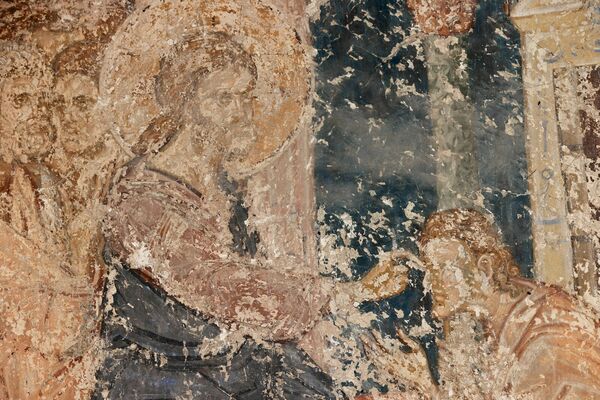 Healing of the blind man, detail