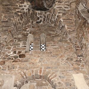 Narthex, vault and the uppermost section of the west wall