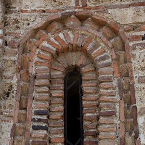 Western facade window