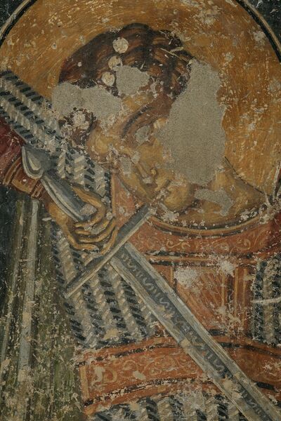 Holy Warrior Demetrius, detail