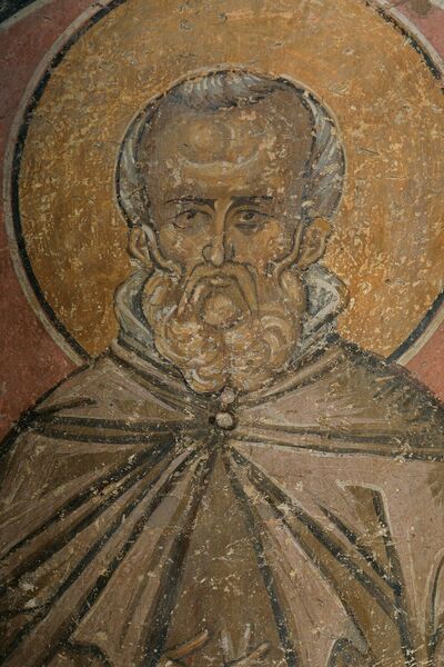 Saint Paphnutius, detail