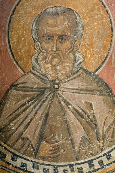 Saint Paphnutius, detail