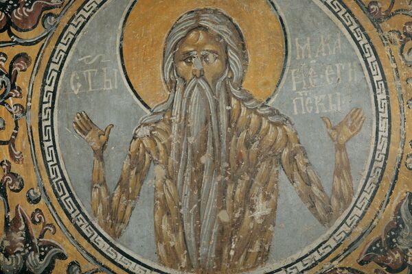 Saint Macarius of Egypt, detail