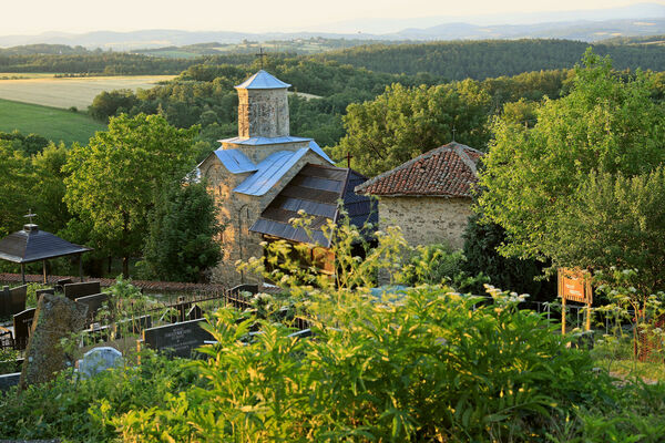 View of the Church and the Bell Tower from the Northwest